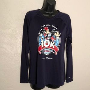 2018 Walt Disney World 10k Run Shirt Champion Med